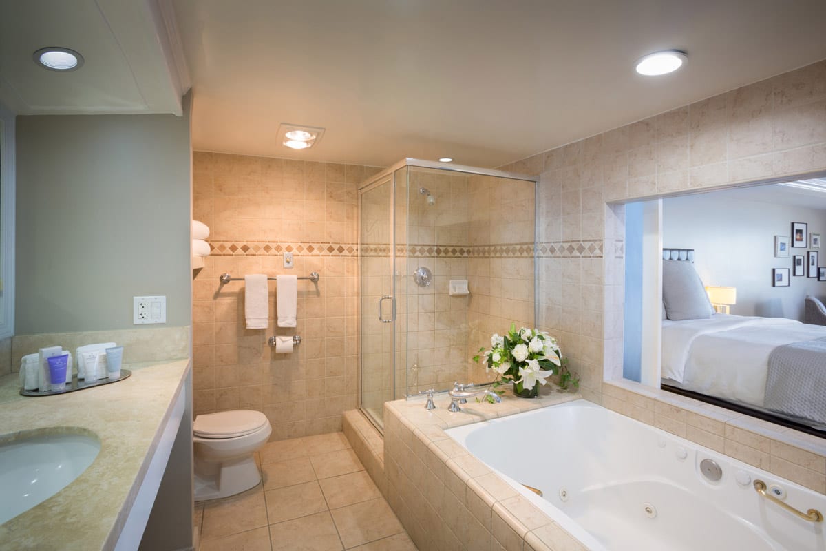Ocean Front Mini Suites Large Bathroom
